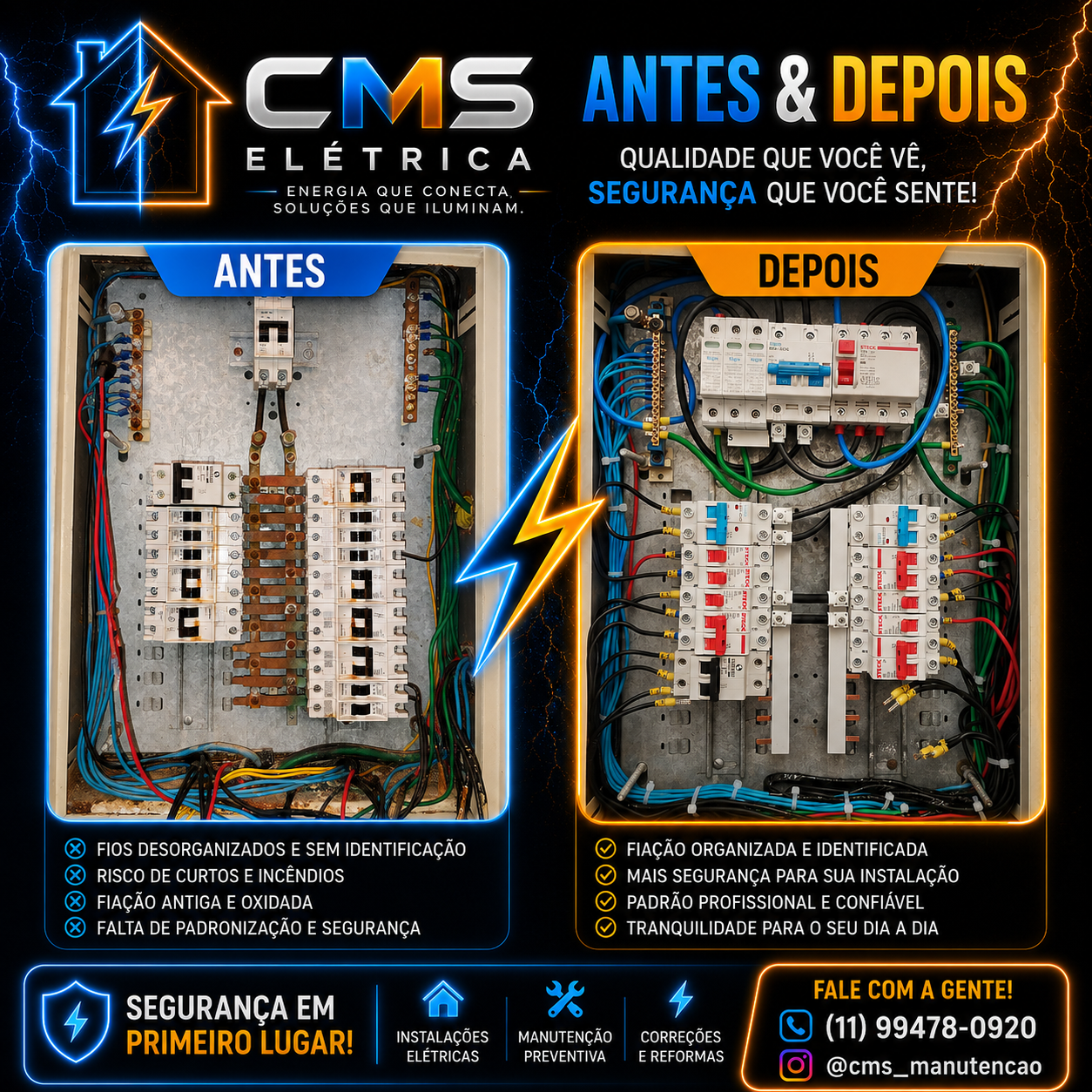 CMS Elétrica portfolio 2