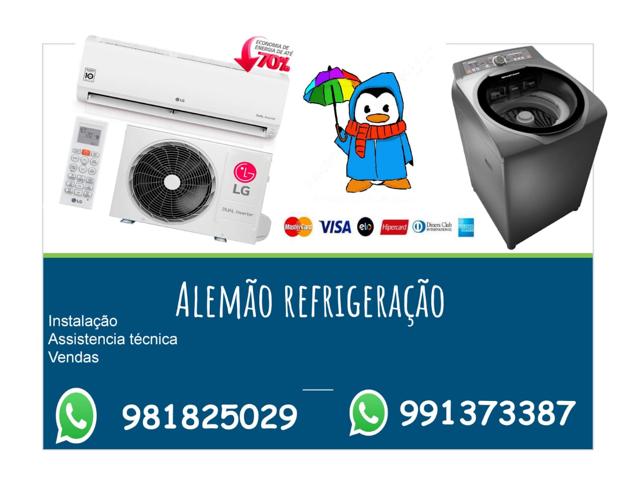 Alemão climatização tudo para seu split portfolio 3
