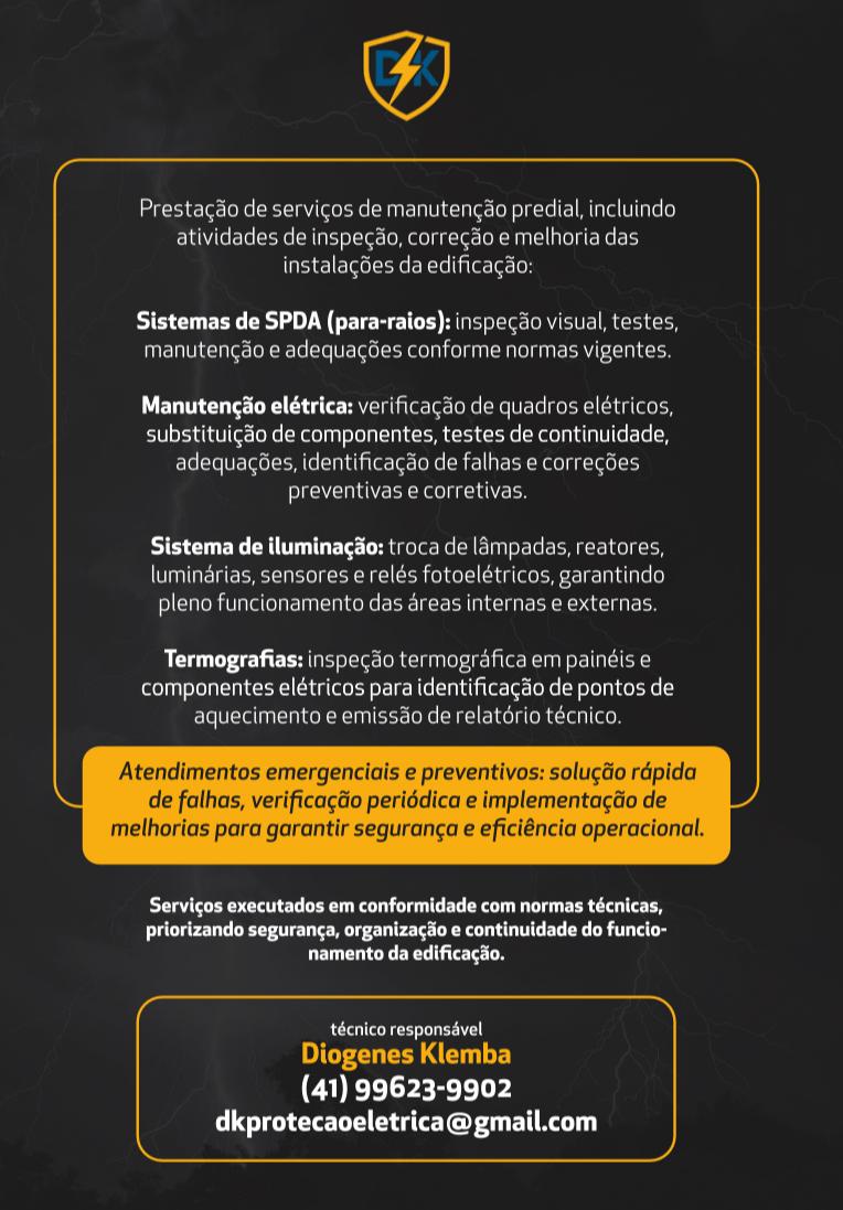 DK PROTEÇÃO ELETRICA portfolio 1