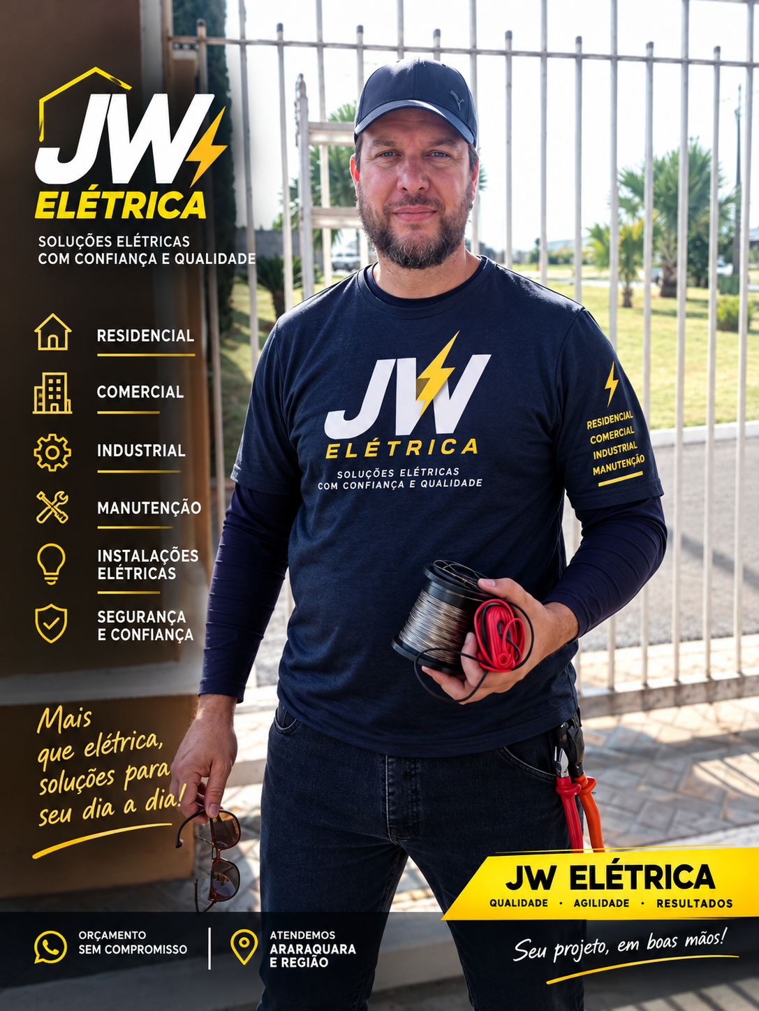 JW Elétrica portfolio 1