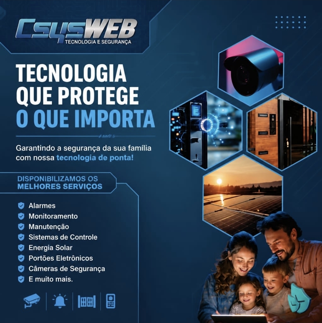 CsysWeb Segurança Eletrônica e Informática portfolio 1